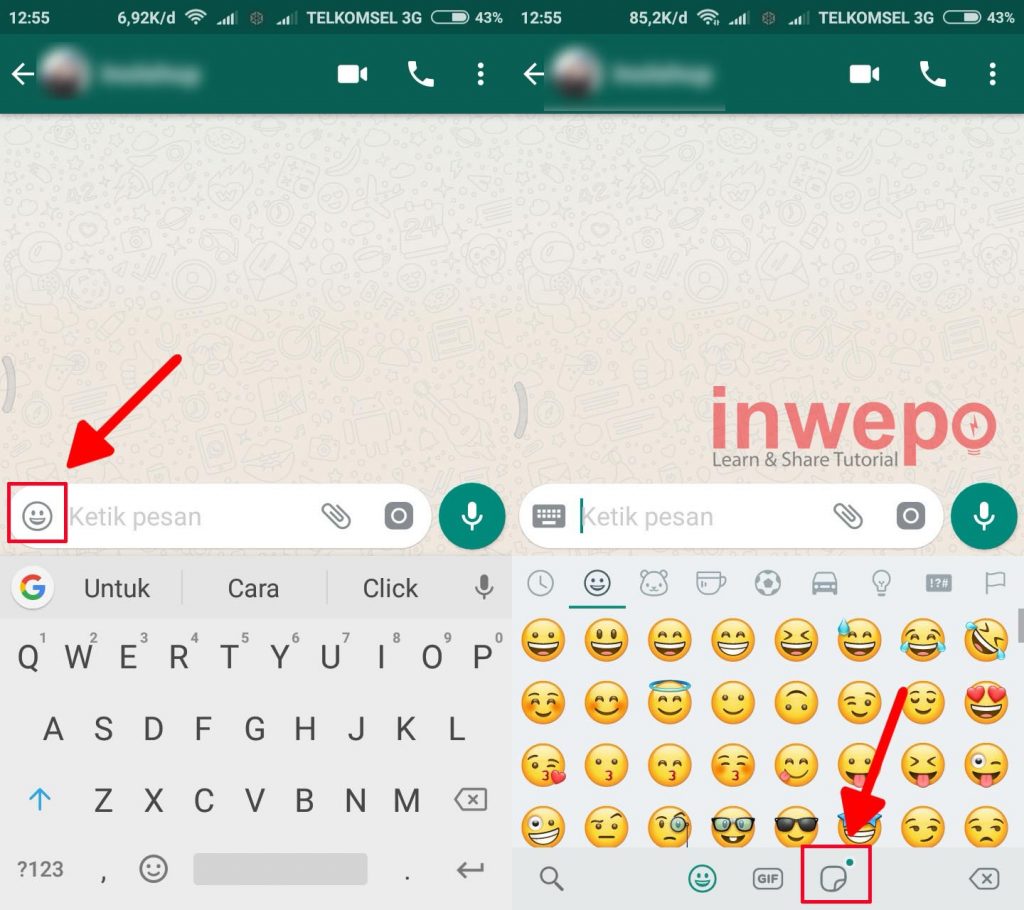 Cara Mengaktifkan Fitur Stiker di WhatsApp Android 3