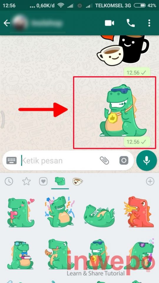 Cara Mengaktifkan Fitur Stiker di WhatsApp Android 5
