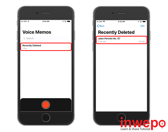 Cara Menghapus Memo Suara Secara Permanen di iPhone 2