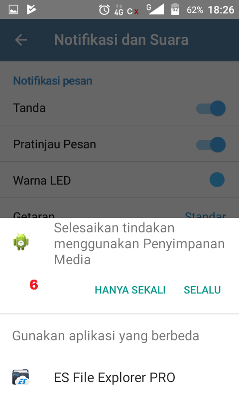 Cara Mengubah Nada Dering Telegram di Android 5
