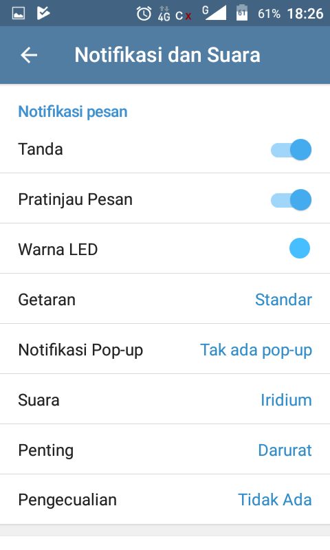 Cara Mengubah Nada Dering Telegram di Android 7