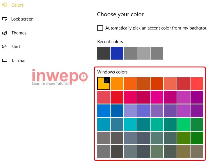 Cara Mengubah Warna Tampilan di Laptop PC Windows 10 5