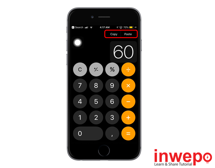 Fitur Tersembunyi di Aplikasi Calculator iOS 11 4