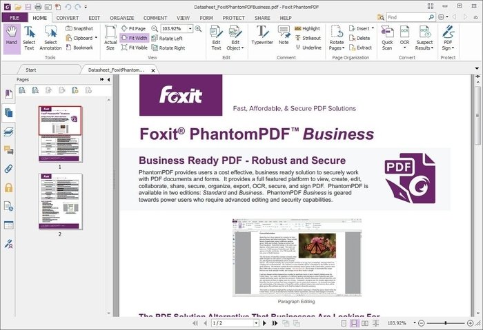 foxit phantom vs foxit reader