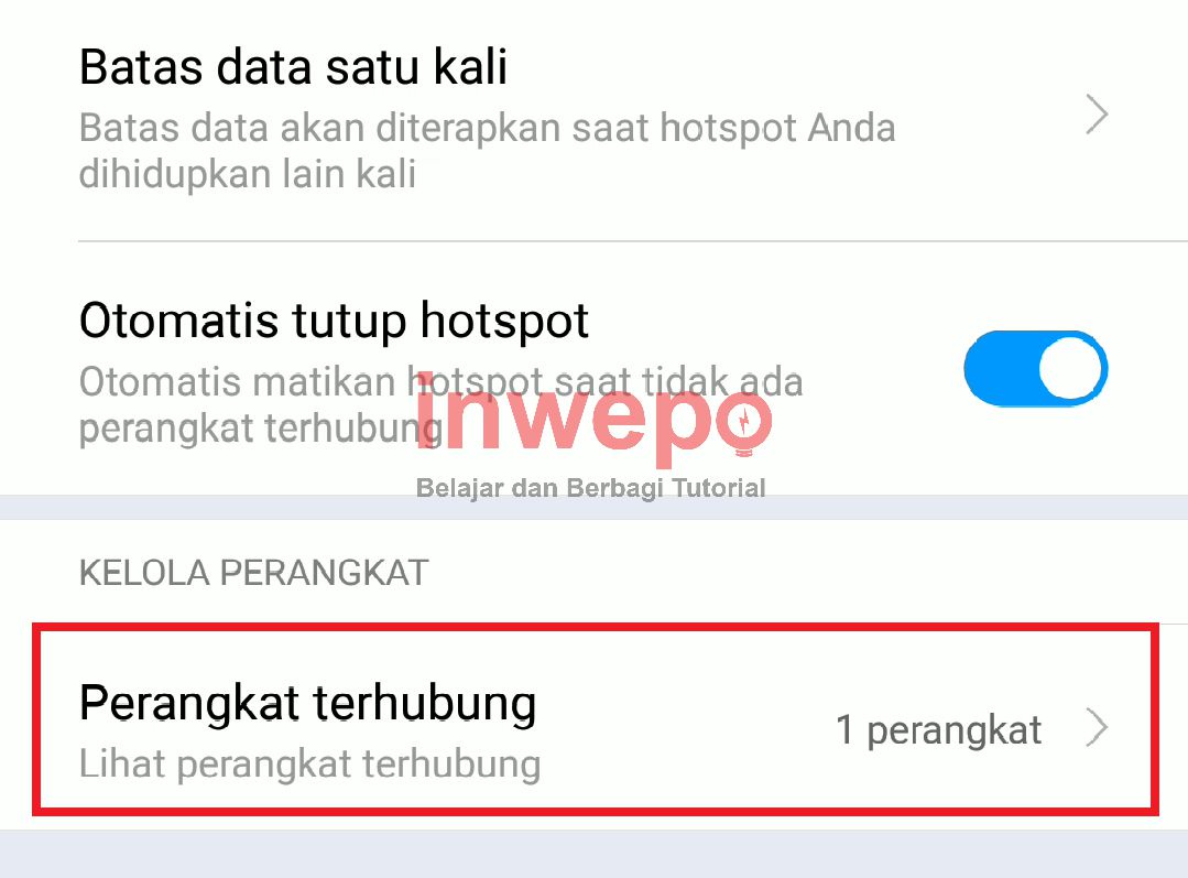 Cara Memblokir Pengguna Hotspot di HP Xiaomi 2