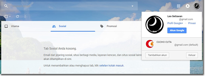 Cara Membuka Banyak Akun Gmail di Laptop PC 4