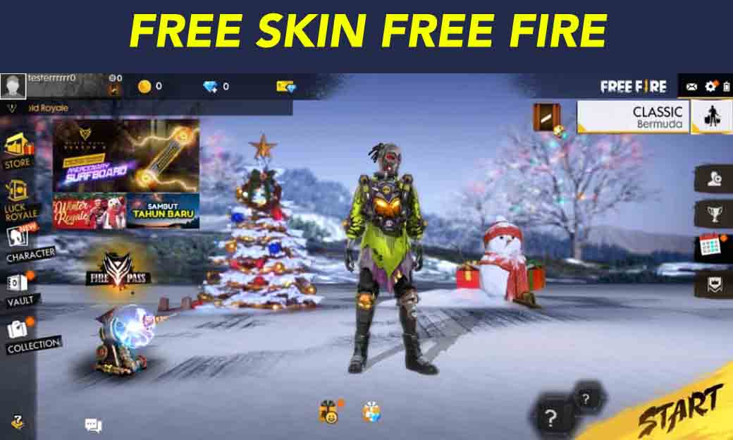 32+ 5 skin shotgun sultan free fire ff info