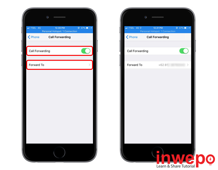 Cara Mengalihkan Panggilan Masuk di iPhone 2
