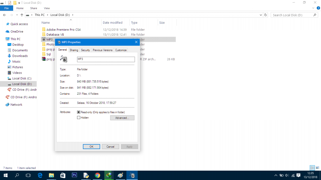 Cara Mengetahui Ukuran File Folder di Windows 10 3