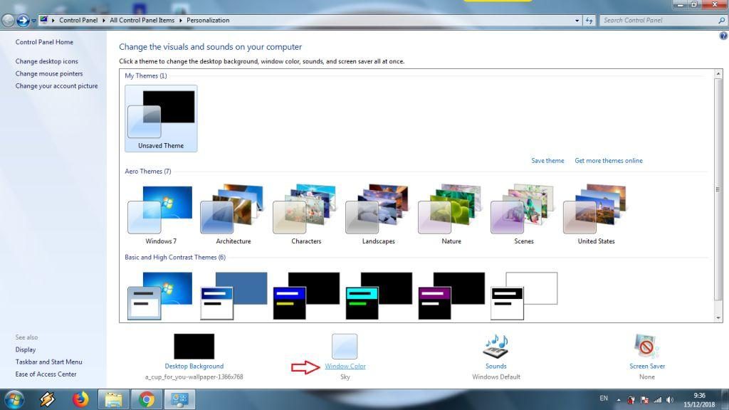 Cara Mengubah Warna Taskbar di Windows 7 2