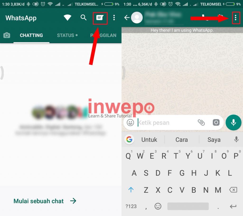 Cara Mengunci Chat / Obrolan Tertentu di WhatsApp - Inwepo