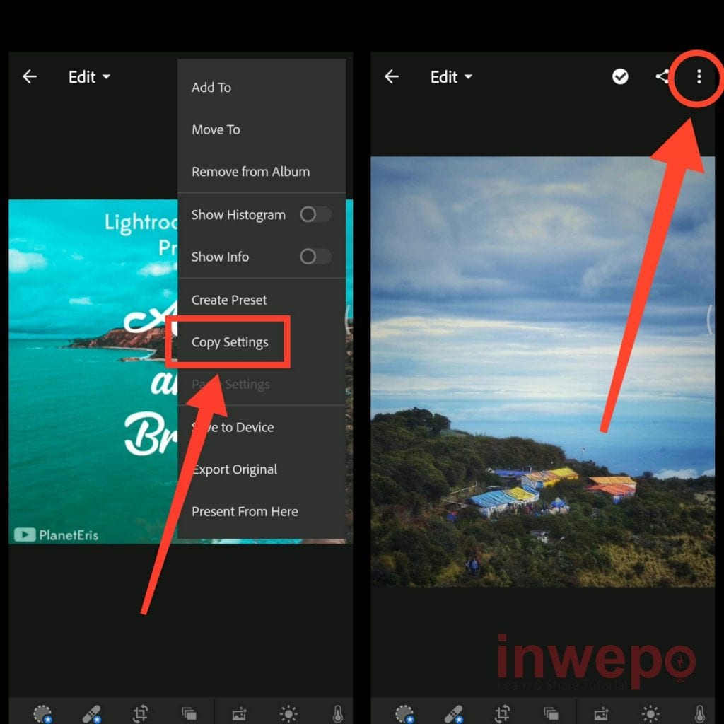 Cara Mudah Memasukkan Preset Lightroom Di Android Inwepo