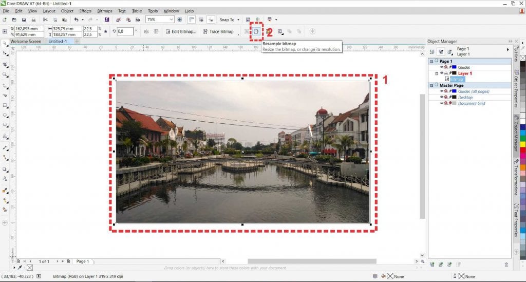 Cara Mengatur Resolusi dan Ukuran File Gambar di CorelDraw - Inwepo