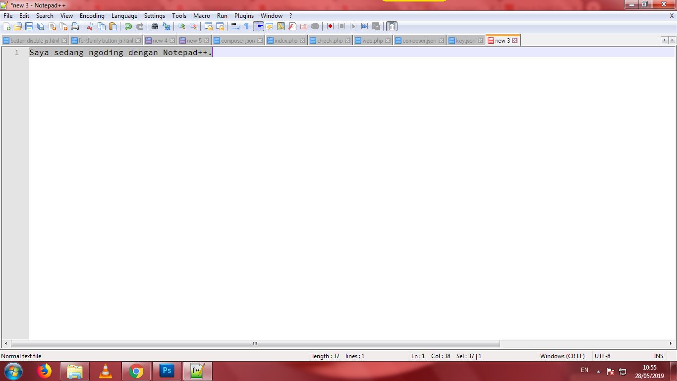 Cara Membuat Teks Uppercase Di Notepad++