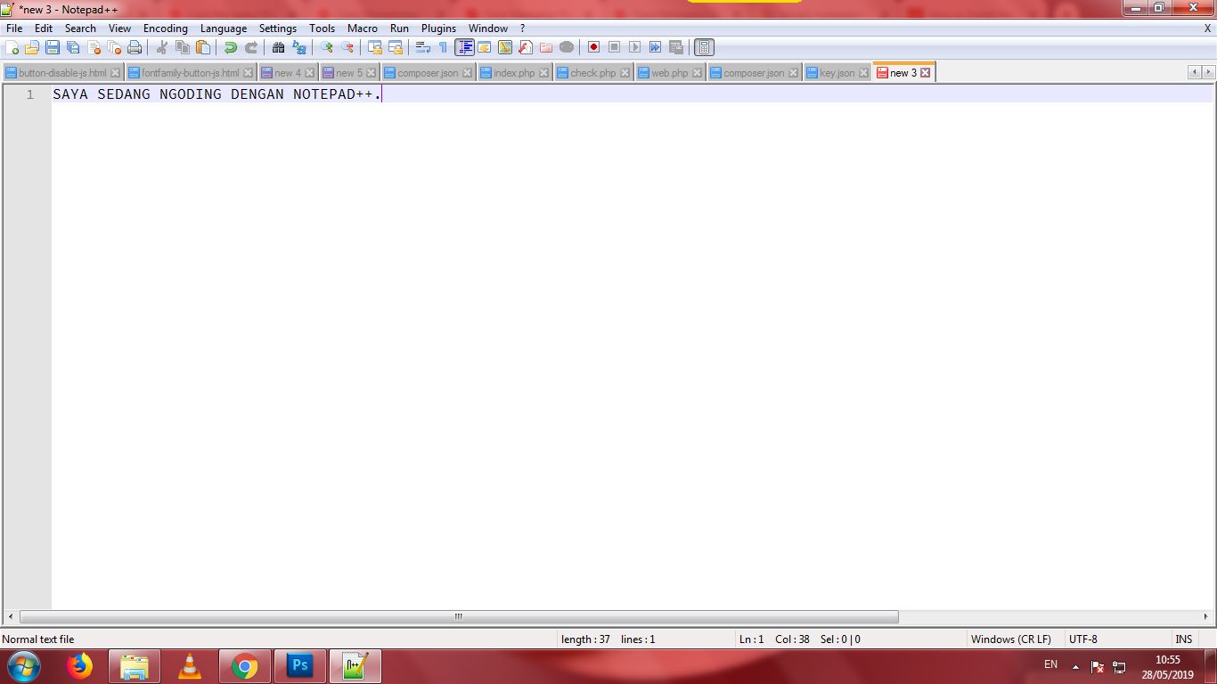 Cara Membuat Teks Uppercase Di Notepad++