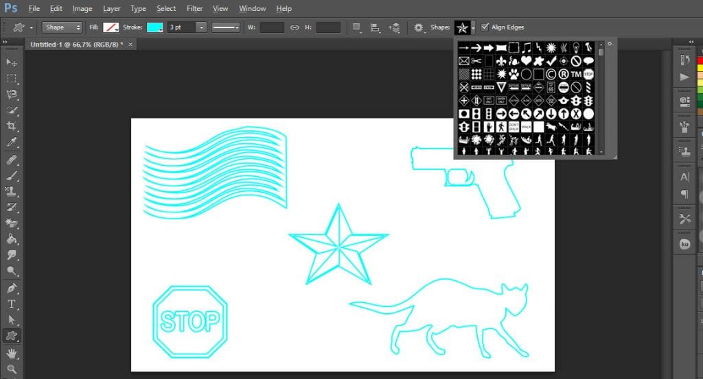 adobe photoshop cs6 custom shapes free download