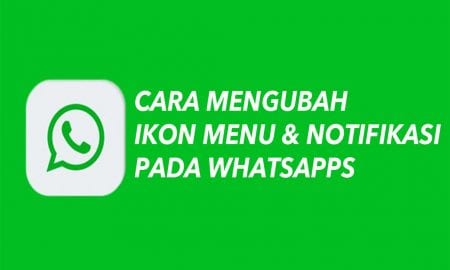 mengubah ikon notifikasi whatsapp