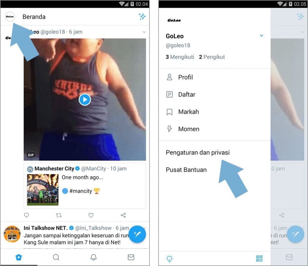 Cara Mengganti Tema Twitter Menjadi Dark Mode Di Android