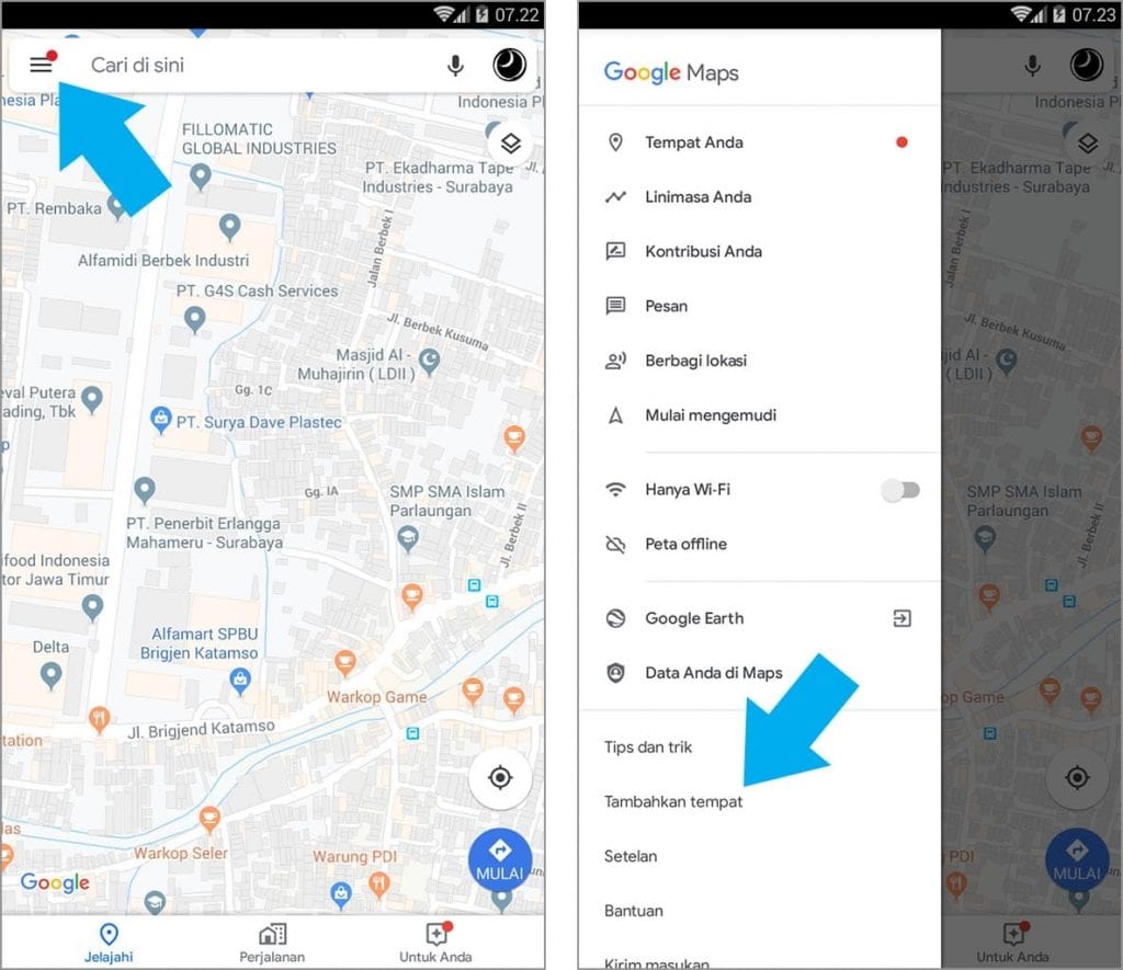 Cara Membuat Lokasi Baru Di Google Maps Android - Inwepo