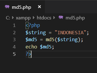 md5 php 2