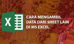 Cara Mengambil Data Dari Sheet Lain di Excel