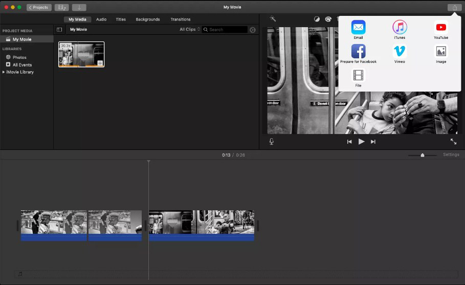 Cara Mengekspor File iMovie di Mac OS