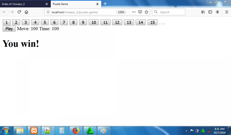Cara Membuat Game Puzzle Angka dengan HTML, CSS dan JavaScript Inwepo