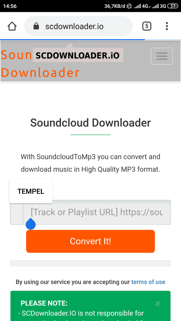 Cara Download lagu dari SoundCloud di android