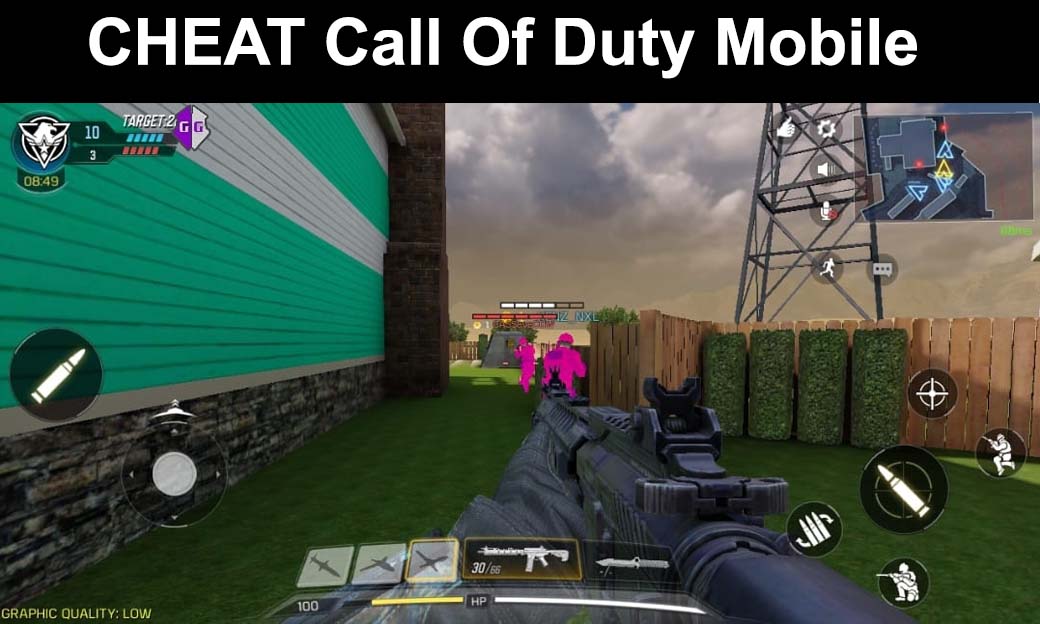 cara cheat hack call of duty mobile