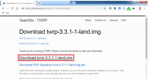 Cara Install TWRP di Android 4