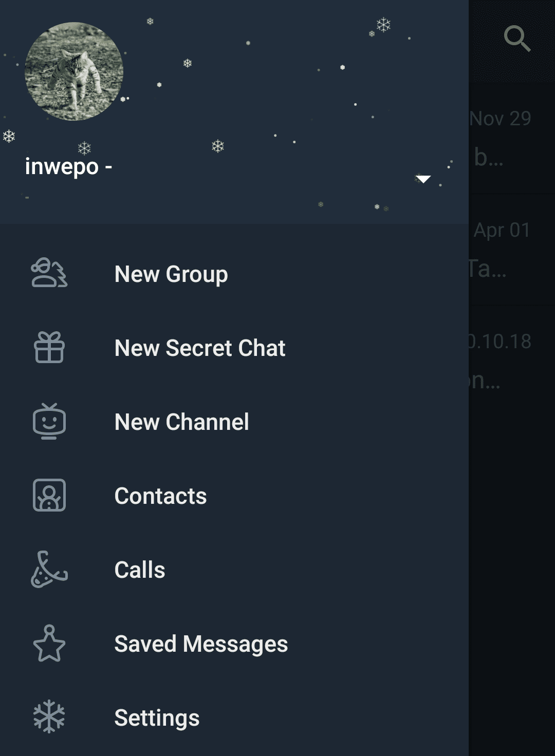 Cara mengaktifkan dark mode di telegram