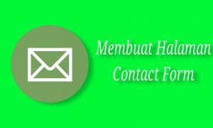 membuat halaman Contact Form dengan Material Design