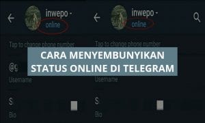 Cara menyembunyikan status online di telegram