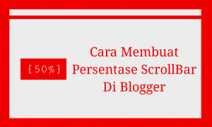 cara membuat persentase scrollbar