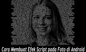 efek script foto