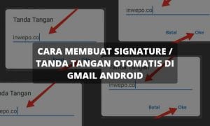 Cara membuat signature / tanda tangan otomatis di gmail android