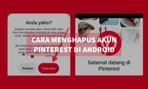 Cara menghapus akun pinterest secara permanen di android