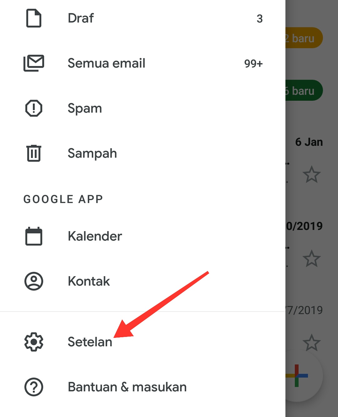 Cara balas pesan otomatis gmail dengan vacation responder di android