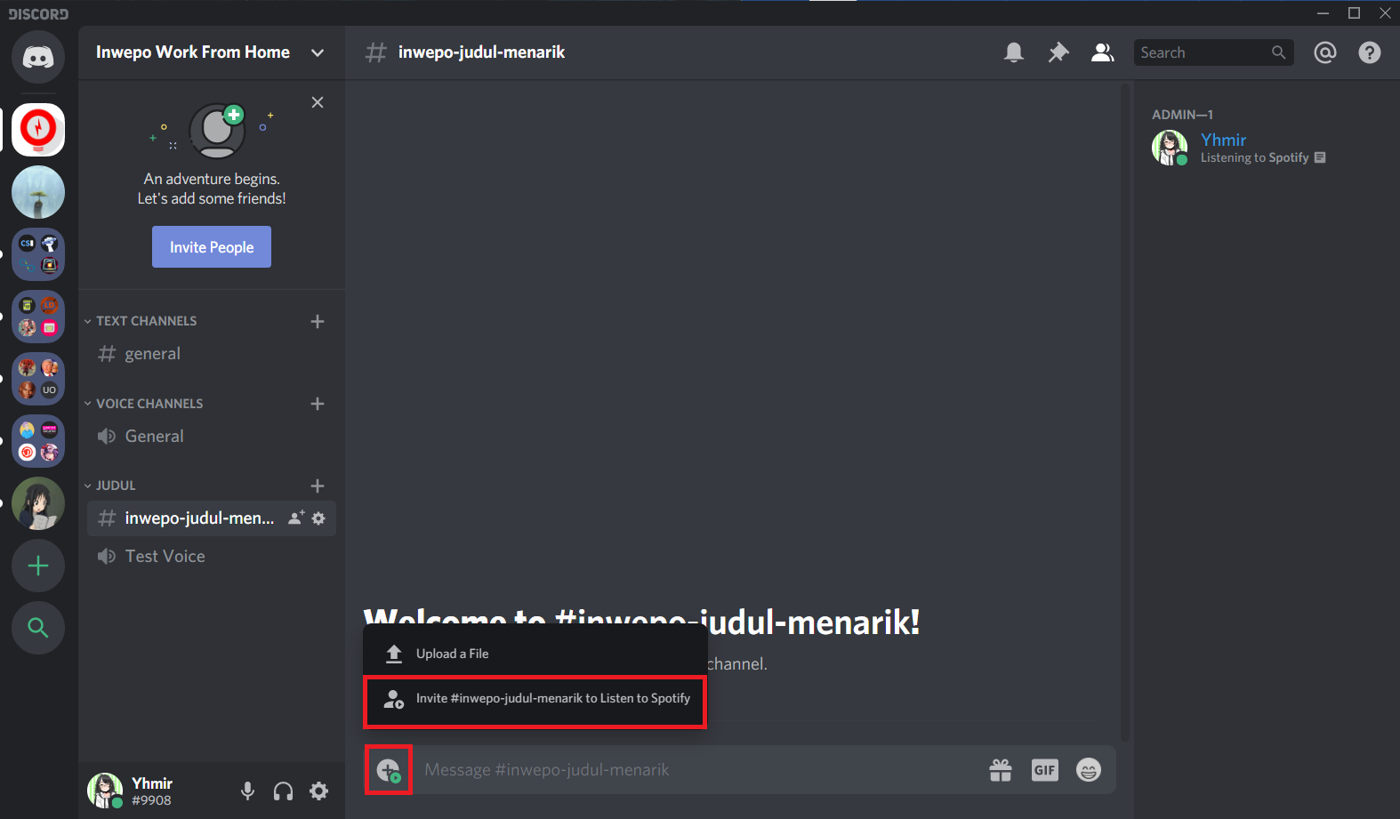 Cara Membuat Session Spotify Di Discord Inwepo