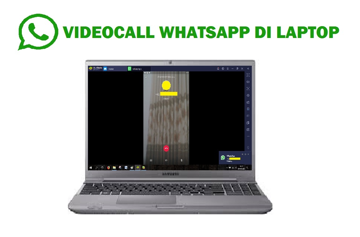 whatsapp video call from laptop
