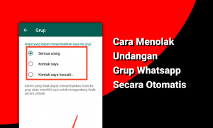 Cara Menolak Undangan Grup WhatsApp dari Semua Orang Secara Otomatis