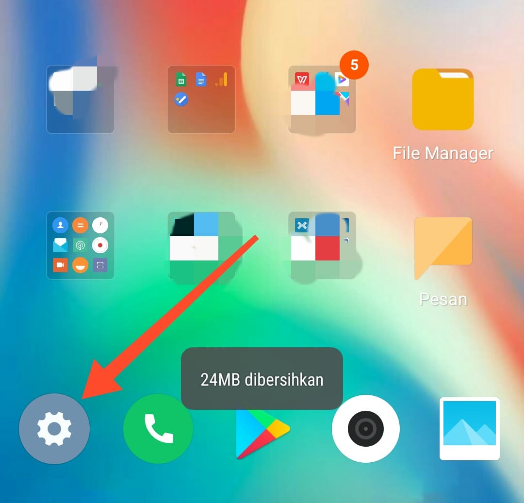 Cara menampilkan info pemilik di layar kunci hp Xiaomi