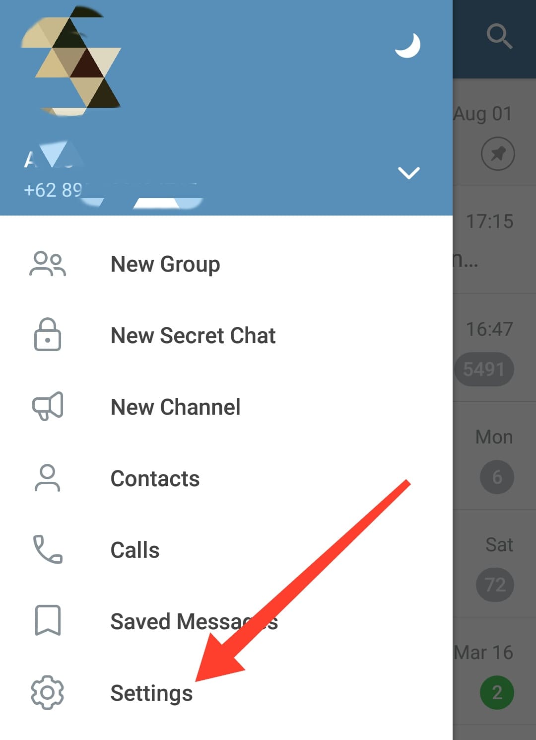 Cara Mengunci Aplikasi Telegram dengan Fitur Bawaan