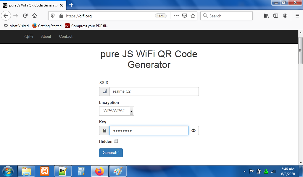 Cara Membuat QR Code Free Wifi