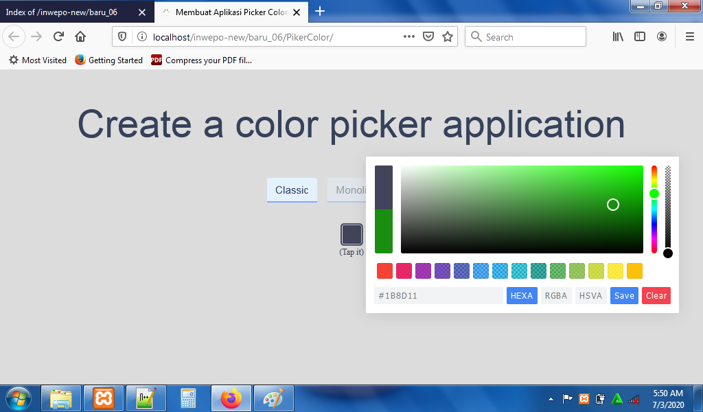 Membuat Aplikasi Color Picker dengan JavaScript