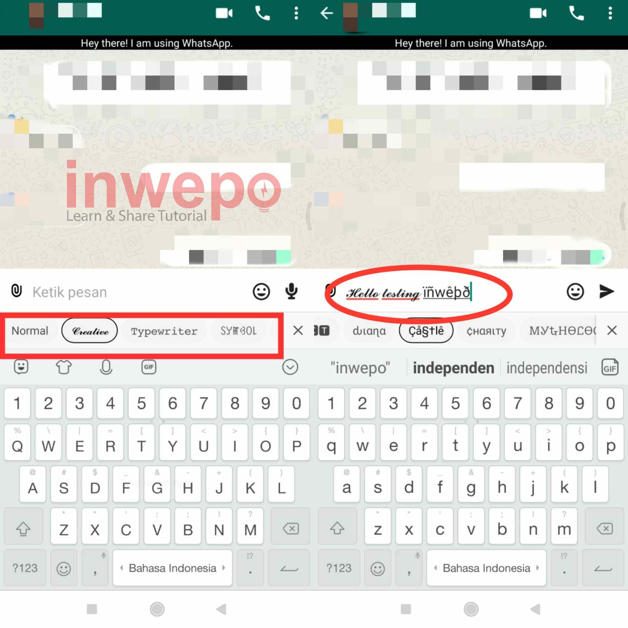 Cara Membuat Tulisan Unik Terbaru di Whatsapp Langsung