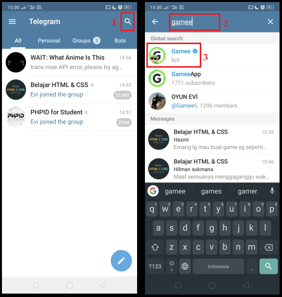 Cara Bermain Game Online di Aplikasi Telegram