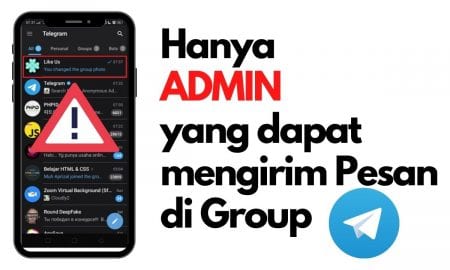 Cara Membuat Admin Group Yang Dapat Chat di Group Telegram