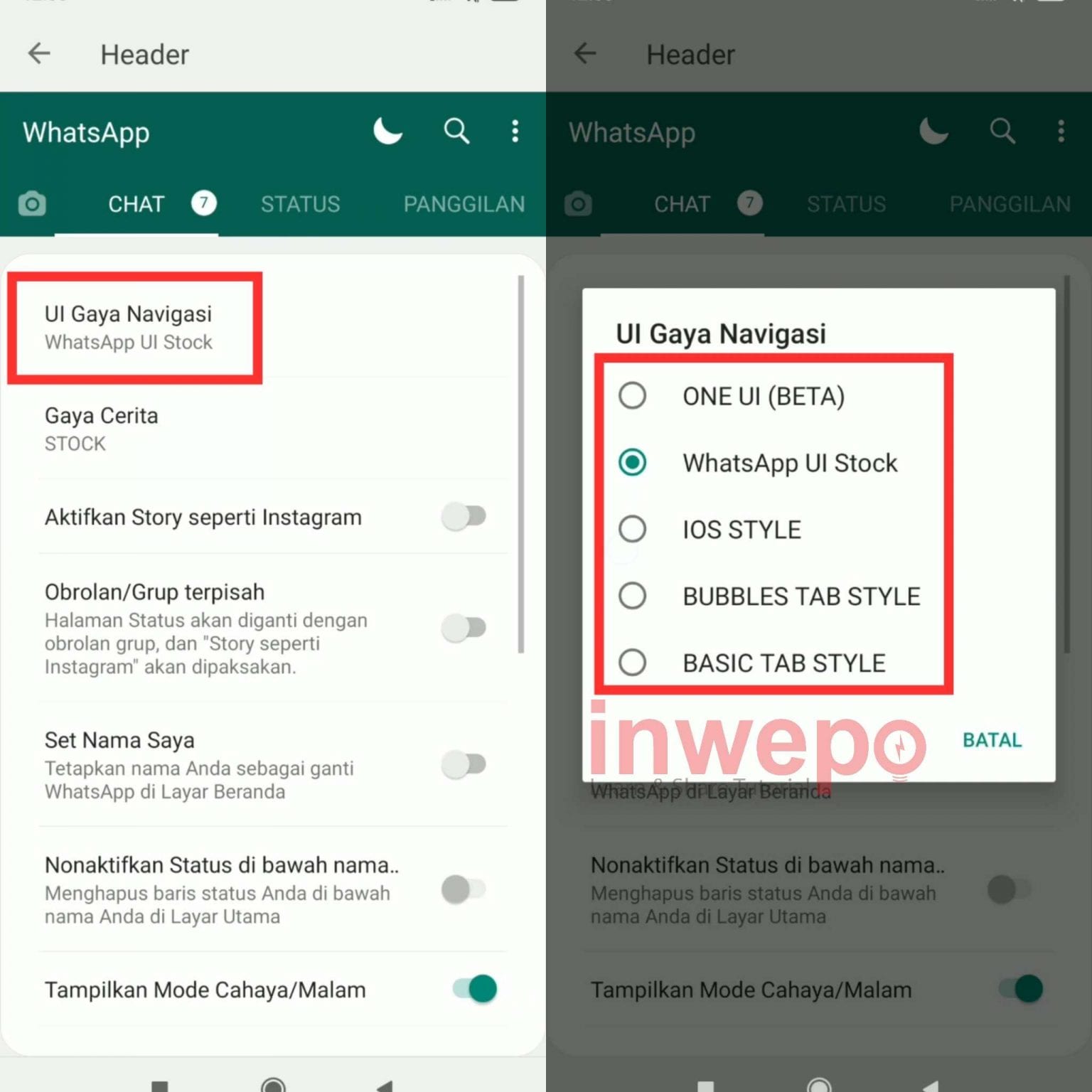 Cara Ganti Tampilan Beranda WhatsApp Terbaru