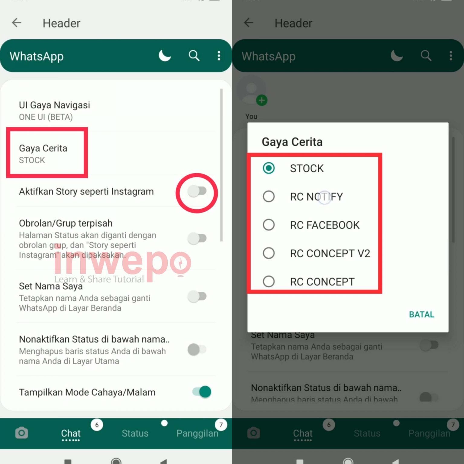 Cara Ganti Tampilan Beranda WhatsApp Terbaru